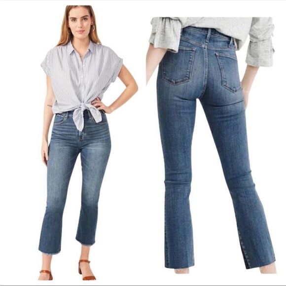 Abercrombie & Fitch signature collection ankle flare jean new - Picture 1 of 15